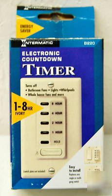 Intermatic EI220 1/2/4/8 hour decora timer ivory