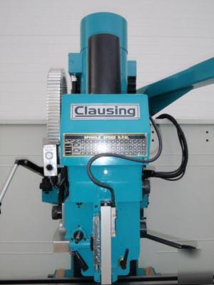 New 7169 clausing SUP8BVSCNC cnc bed mill 47.2