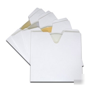 New vaultz 100-pack cd/dvd file folder sleeves w/tabs