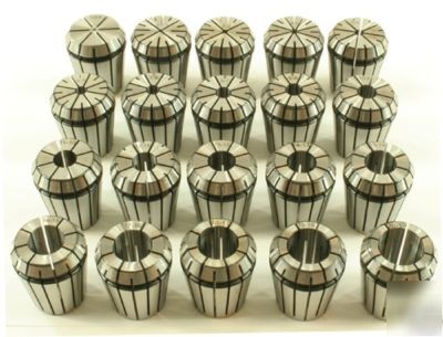 Precision ER32 collet set of 20 tir 0.0003