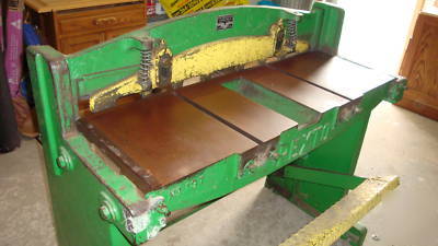 Sheet metal shear - 3 foot wide - works great - hvac