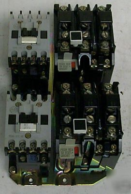 Allen bradley non-reversing starters & olr 509-tod pair