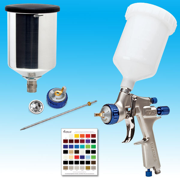 Eastwood concours hvlp spray paint gun 1.2 & 1.4 tips