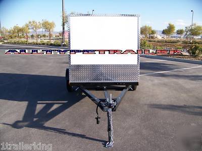 Enclosed cargo camping ultra-light duty s-axle trailer