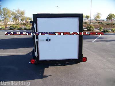 Enclosed cargo camping ultra-light duty s-axle trailer