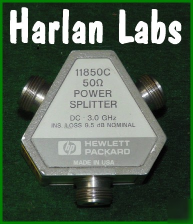 Hewlett packard hp 11850C three-way power splitter