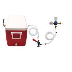 Jockey box kegerator single tap cooler complete no tank