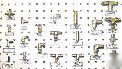 Over 100-push-to-connect fittings--less then-$.30 ea