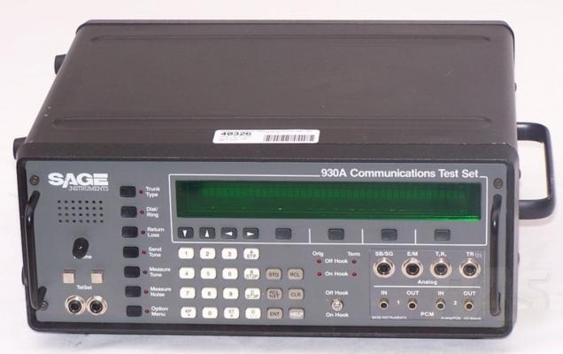 Sage instruments 930A communcations test set sn 2710
