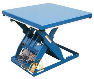 Vestil rotary air/hydraulic scissor lift tables