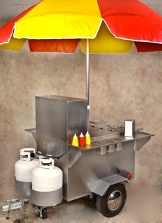 New 2010 model neptune towable hot dog cart