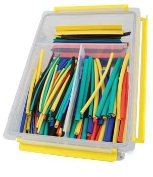 235 piece heat shrink tubing assortment