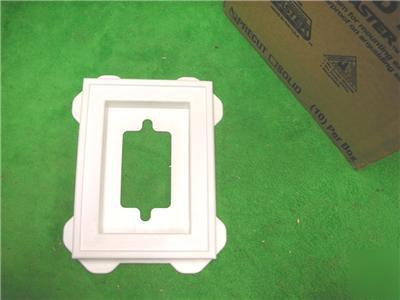 10 siding mount 5X7 recessed mounting blocks 5/8