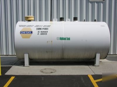 2,000 gallon highland fuel tank