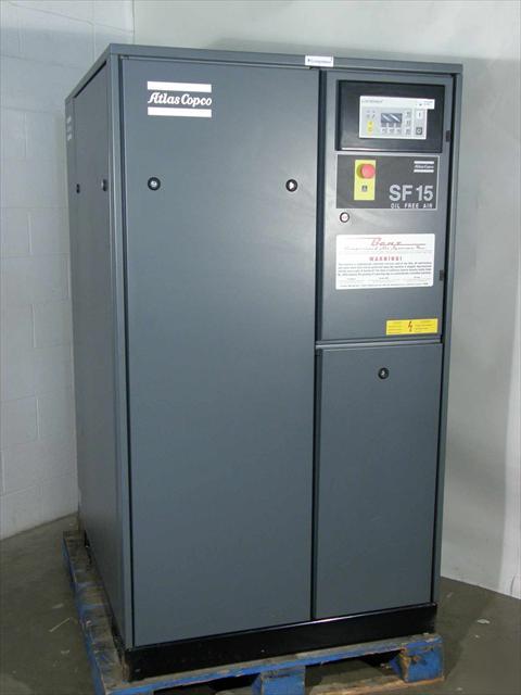 Atlas copco sf 15 oilless scroll air compressor 15KW