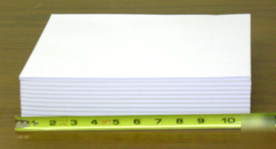 Blank notepads 8.5 x 11