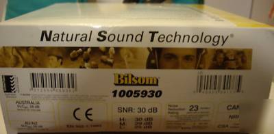 Earmuff-3 position with uniform attenuation-bilsom