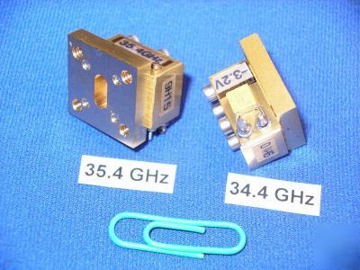 Gunn oscillator 35 ghz ka-band wj watkins & johnson