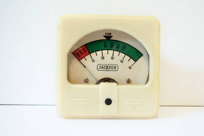 Jackson tube tester meter fs=10MA good/bad works