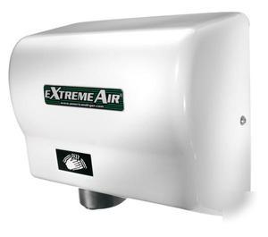 Just released extremeair EXT4-m hand dryer steel white