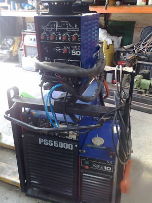 Kemppi tig welder 500 amps water cooled