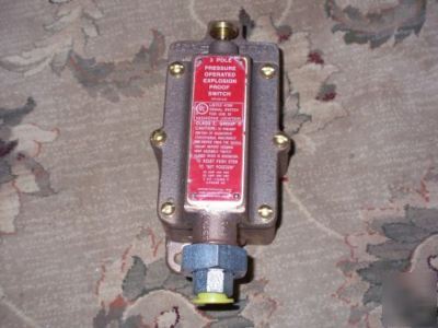 Kidde-fenwal 3 pole class 1 explosion proof switch