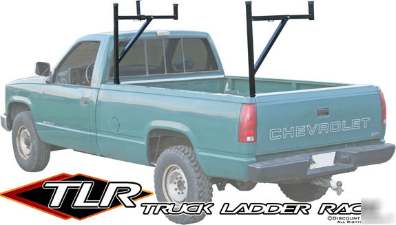 New steel universal pickup truck ladder & lumber rack