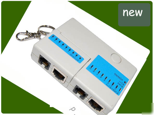 Super mini network cable wire CAT5 RJ11 RJ45 tester