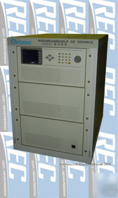 Chroma 6460 6000VA programmable ac power source