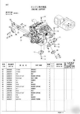 Hitachi excavator repair instruction manual - dvd