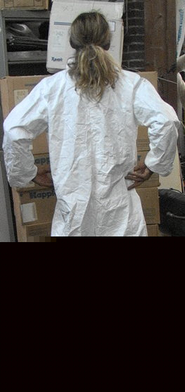 Tyvek coverall jump bunny suit box of 25 xl size #14
