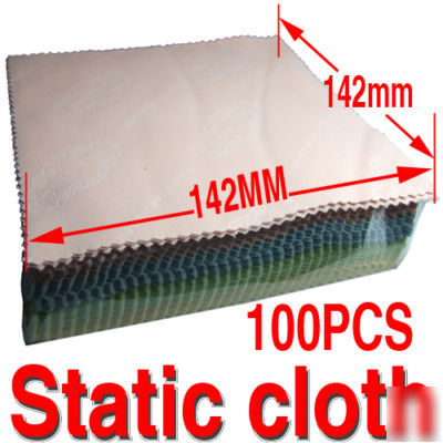 100PC anti static lens cleaning cloth > cameras glasses