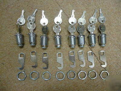 Cam drawer cabinet locks keyed alike threaded cylinder