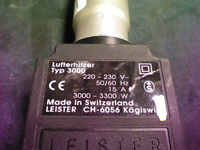 Leister hot air blower heat gun model 3000