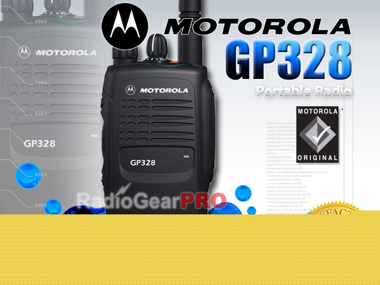 Motorola GP328 portable radio vhf 136-174MHZ gp-328