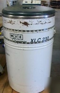 Mve cryogenics xlc 230 dewar storage