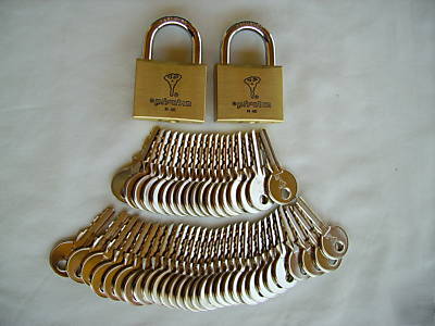 New 2 mul-t-lock padlock 40M keyalike+ 50 original keys