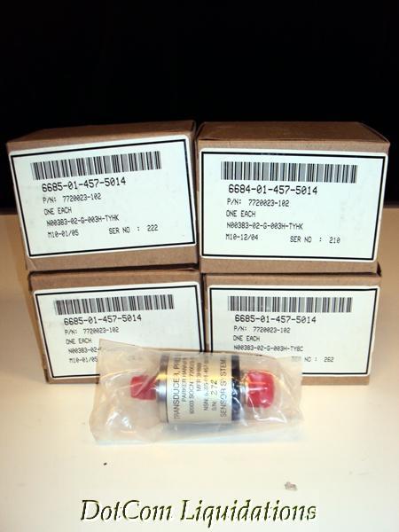 New 5 parker hannifin pressure transducers ** **