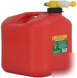 No-spill 5GALLON gasoline fuel cans