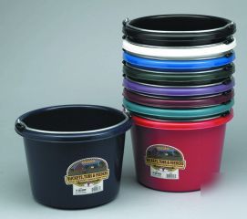 Pail plastic 8 qtgreen great for livestock