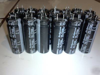 Rubycon zl 25V 2200UF low esr capacitor 20PCS great 