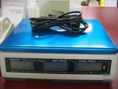 Cas price computing deli scale/retail scales w/printer