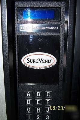 Crane national 168 with surevend snack vending machine