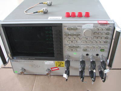 Hp 8753A w/ 85046A network analyzer 300KHZ-3GHZ opt 10