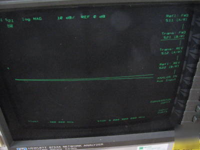 Hp 8753A w/ 85046A network analyzer 300KHZ-3GHZ opt 10