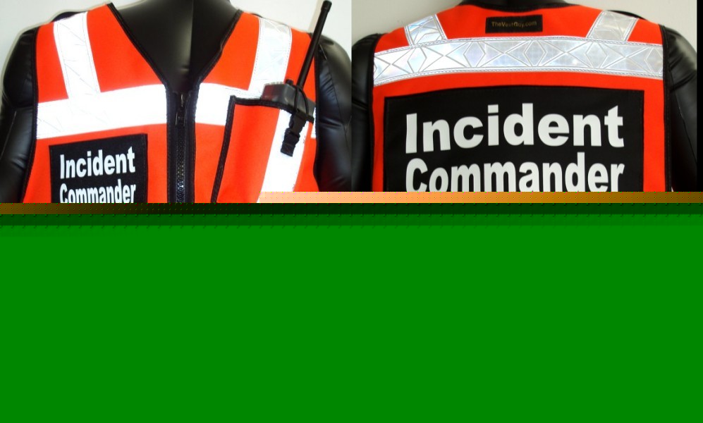 Incident commander vest ansi ii reflective 3M vest