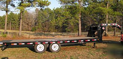 New 14K tilt equip skid steer gooseneck dozer trailer