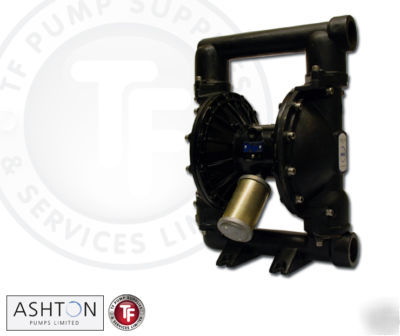 New 2â€ ashton air diaphragm pump (cast iron/buna-n)