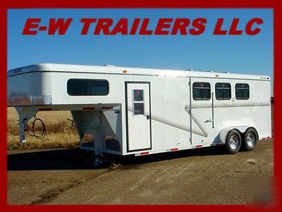 New 2010---two horse 700 deluxe-horse---stock trailers 