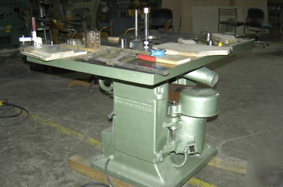 Rebuilt whitney 89 woodworking shaper 1THOU runout 1.25